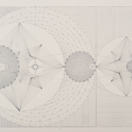 pale abstract shapes